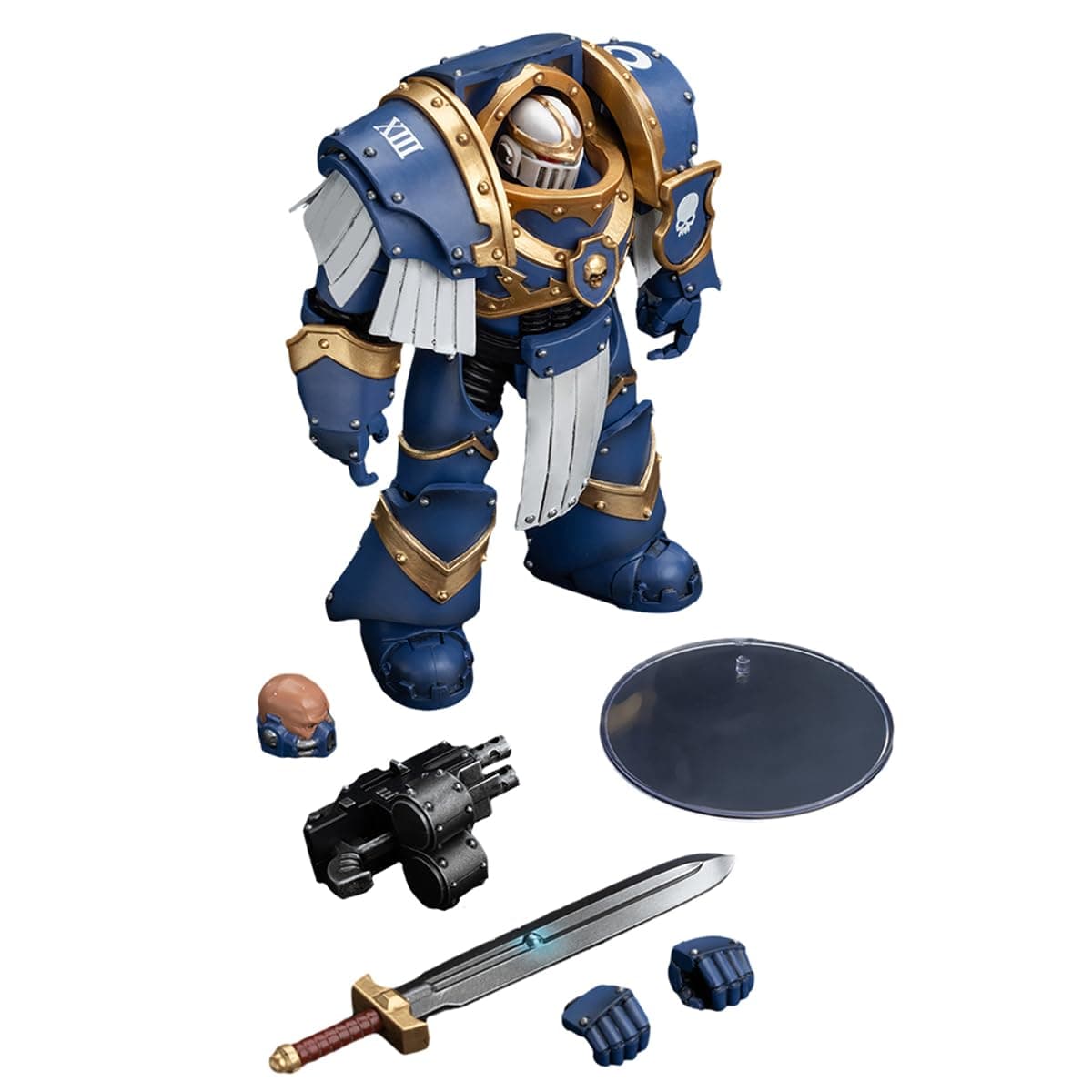 JOYTOY Warhammer 30K The Horus Heresy1/18 Action Figure Ultramarines Cataphracti - Thumbnail 4