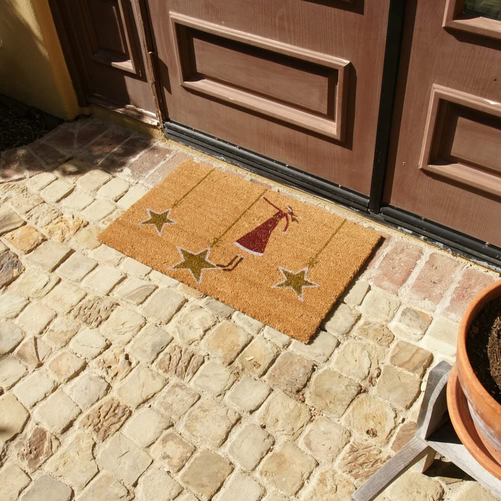Rubber-Cal 10-106-053 Contemporary Holiday Doormat, 18 by 30-Inch, Tan - Thumbnail 4
