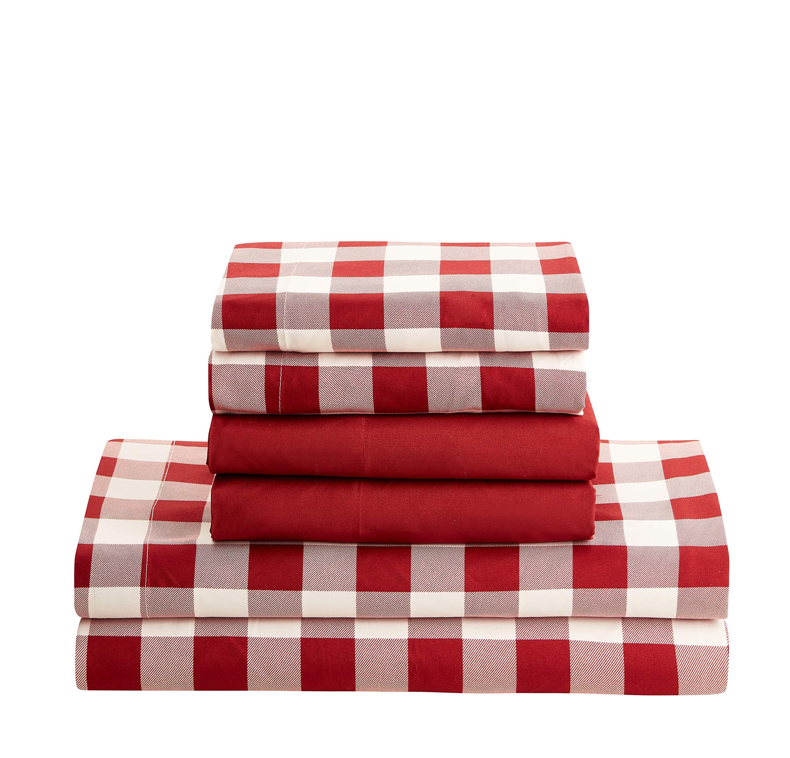 Clara Clark Bed Sheet Set with Extra Set Pillowcases, Premier 1800 Collection, W - Thumbnail 3