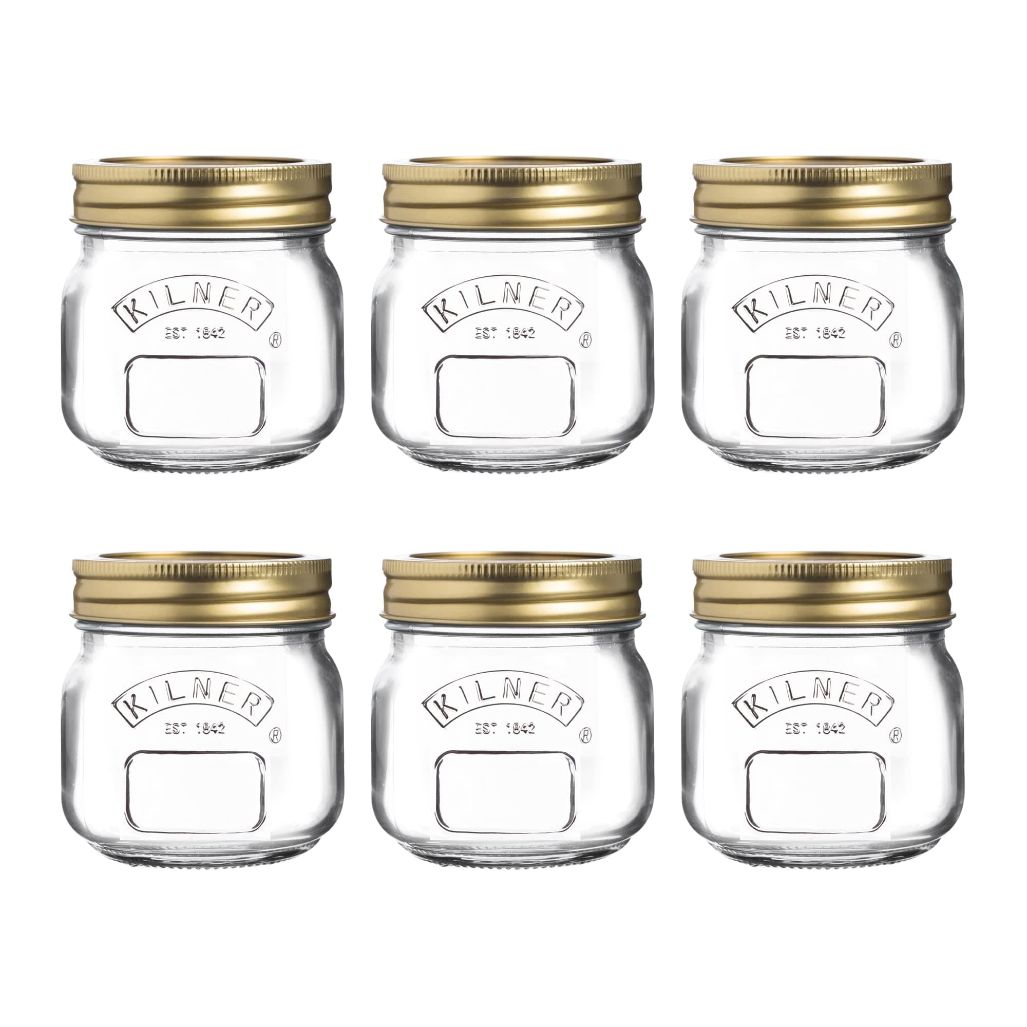 Kilner® Tray of 6 0.25 Litre Preserve Jars - Thumbnail 2