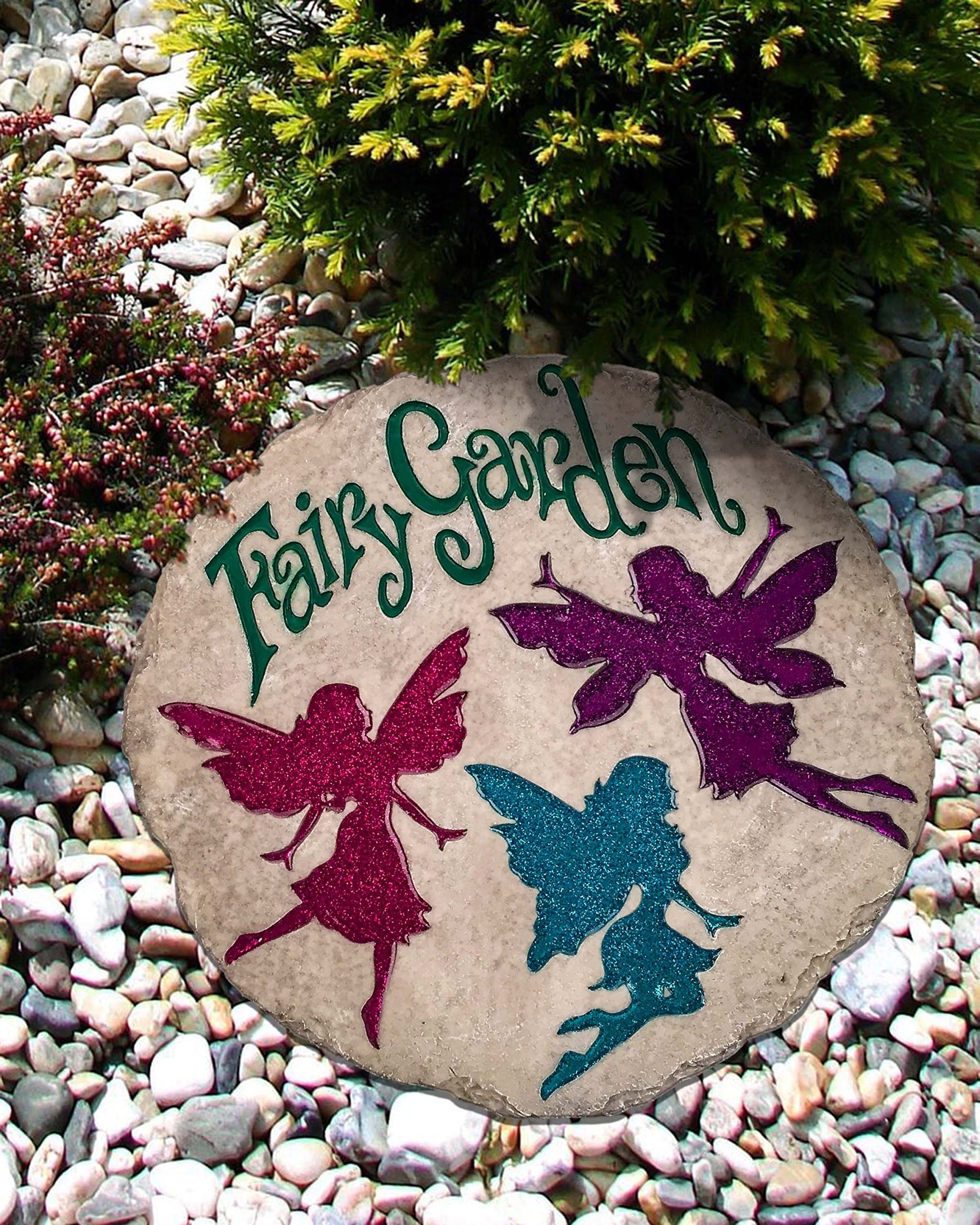 Spoontiques - Garden Décor - Butterfly Stepping Stone - Decorative Stone for Gar - Thumbnail 2