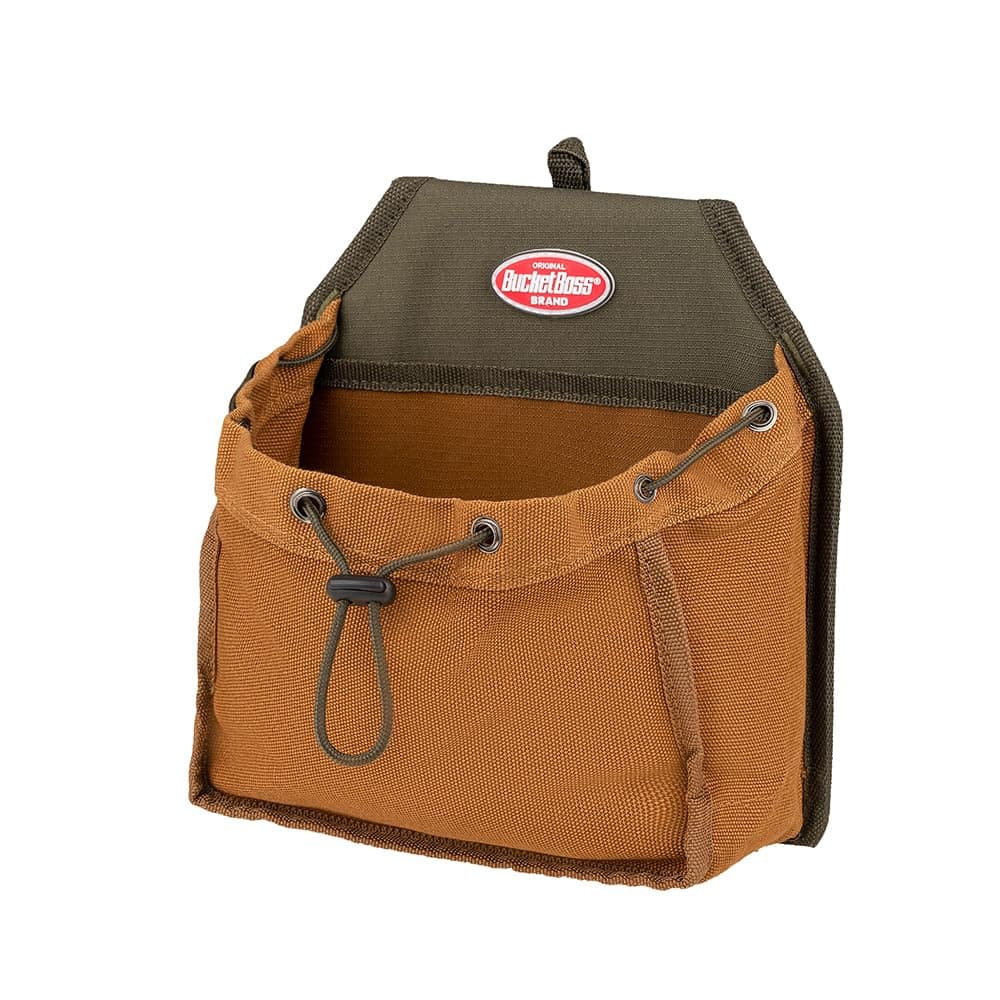 Bucket Boss Parachute Pouch with Speed Square Pocket and Flap Fit in Brown, 5413 - Thumbnail 5