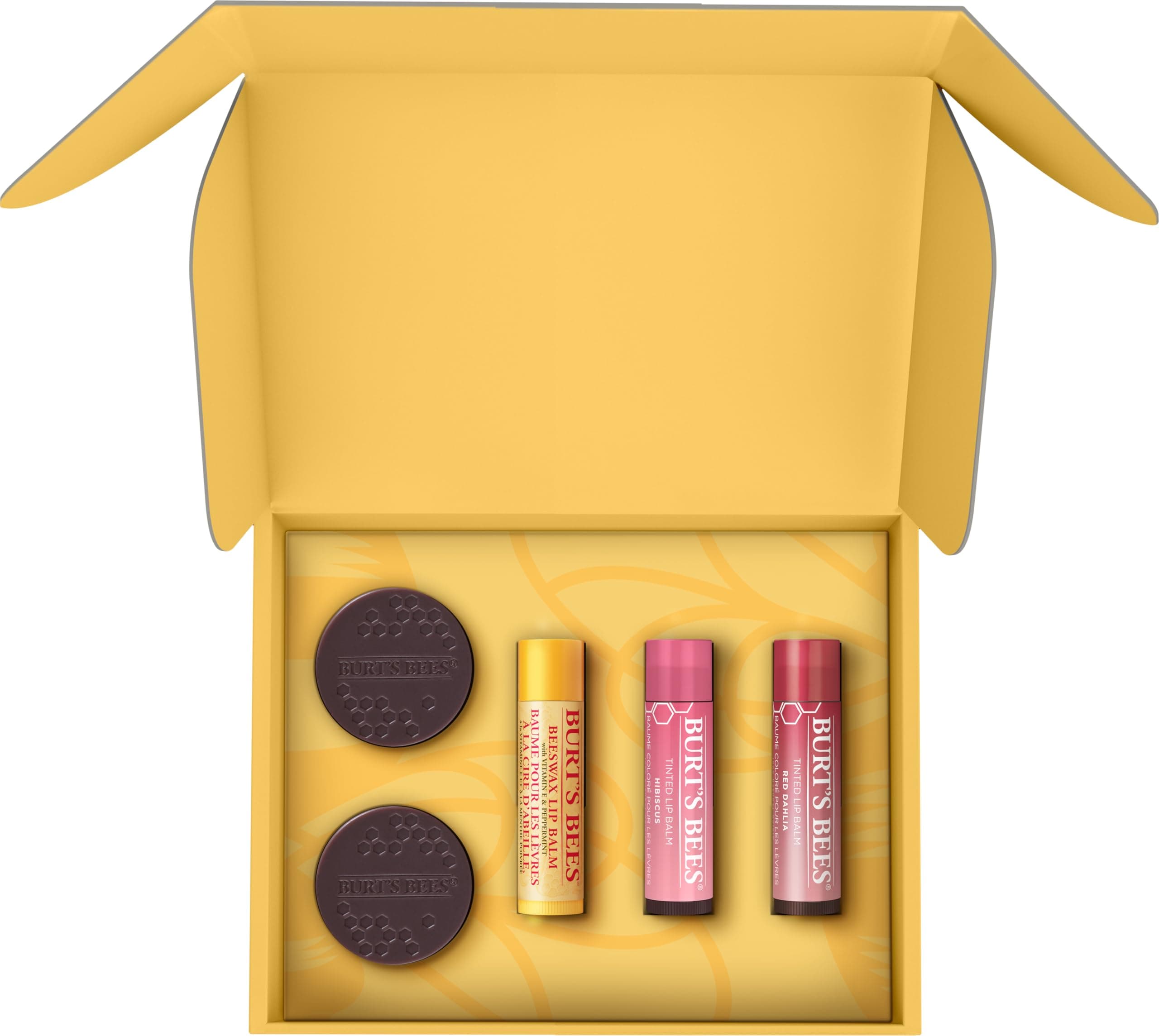 Burt's Bees Lip Care & Color Gifts Kit - Original Beeswax Moisturizing Lip Balm, - Thumbnail 2