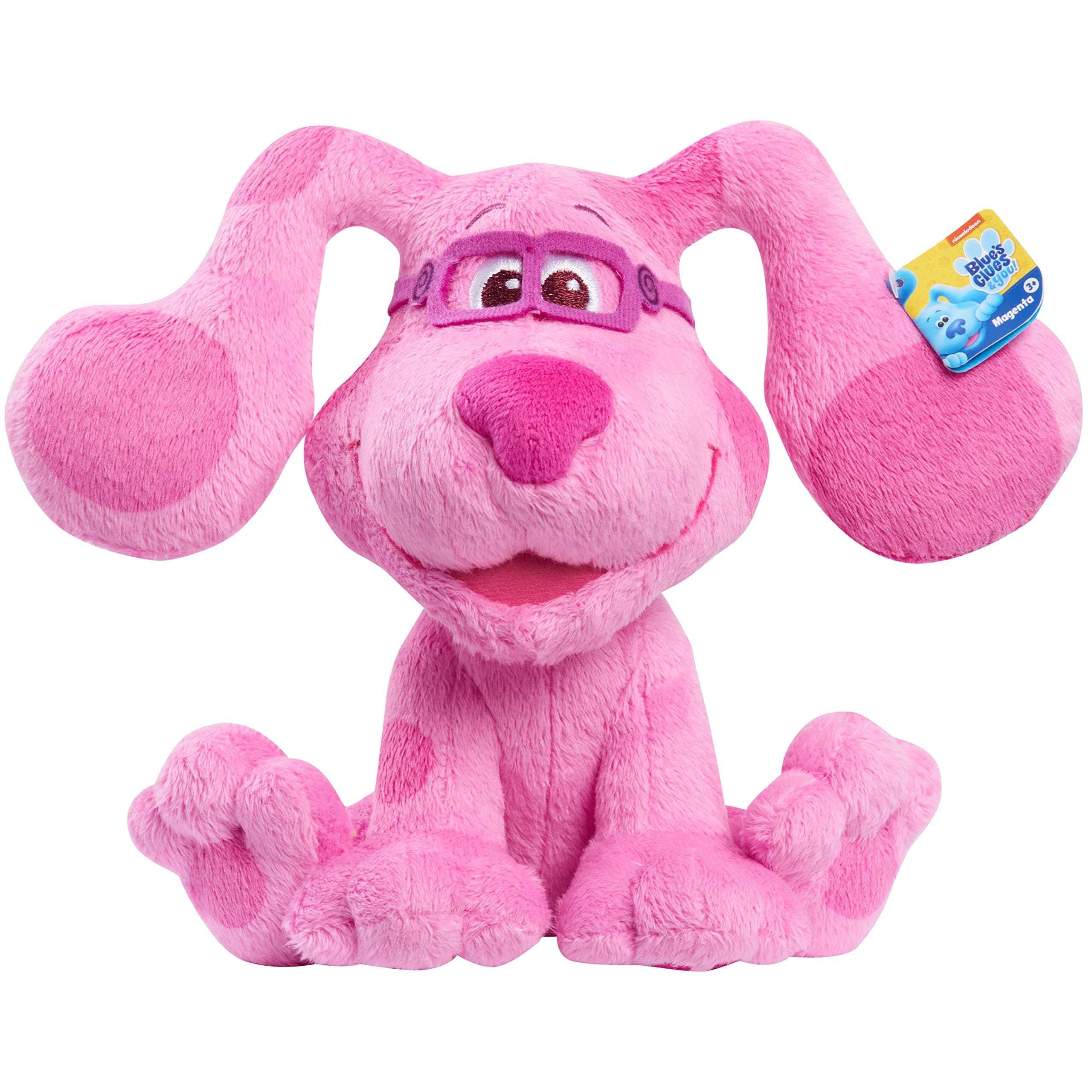 Blue’s Clues & You! 7-inch Beanbag Plush Blue & Magenta 2-Pack, Stuffed Animals, - Thumbnail 3