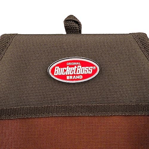 Bucket Boss Parachute Pouch with Speed Square Pocket and Flap Fit in Brown, 5413 - Thumbnail 10