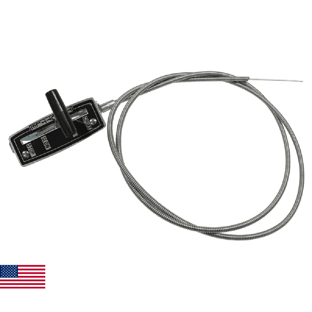 Stens New 290-080 Throttle Control Cable 50-3/4 Inner Wire Length, 47-1/2 Condui - Image 1