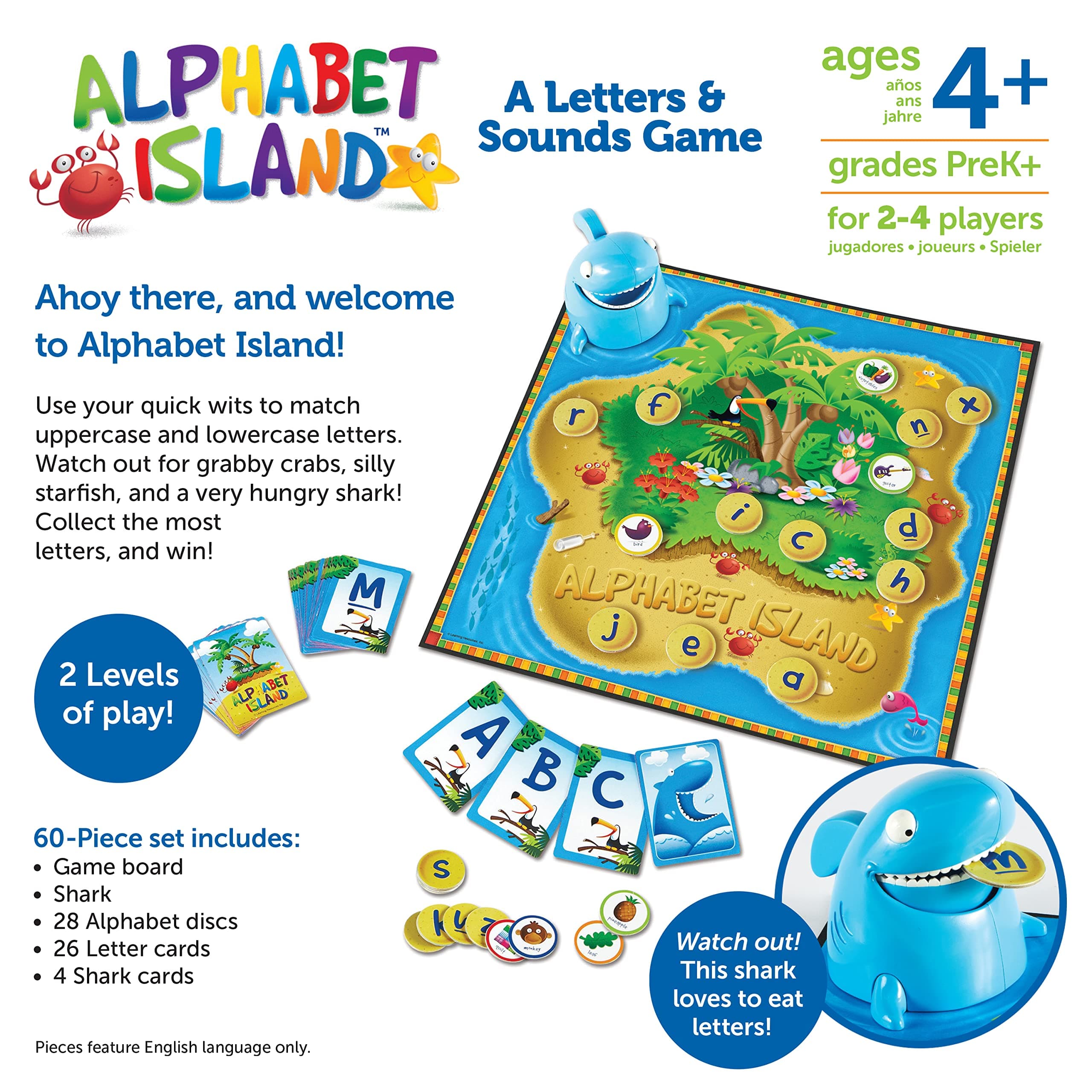 Learning Resources Alphabet Island a Letter & Sounds Game - Montessori ABC Toys, - Thumbnail 6