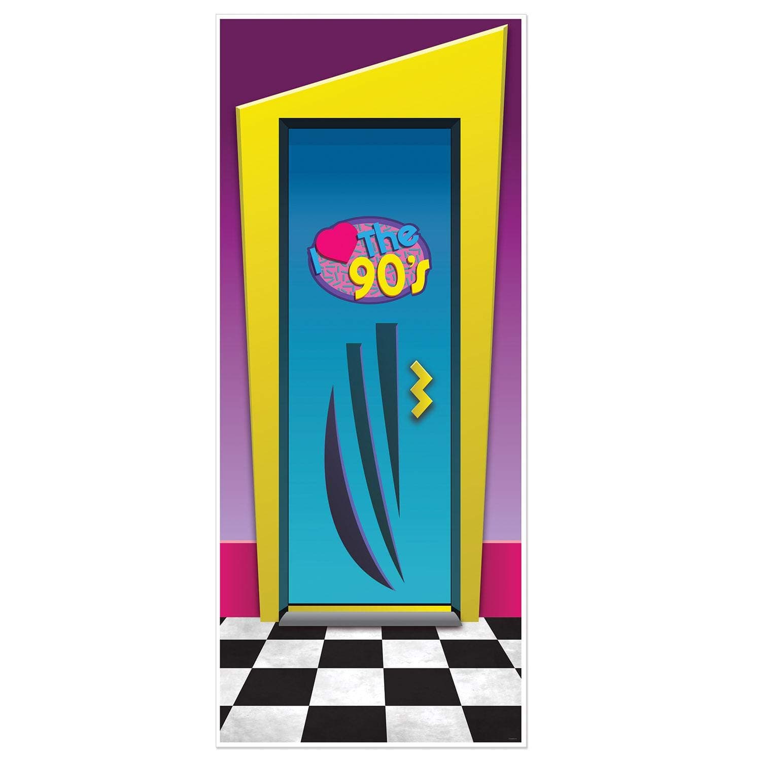 I Love The 90's Door Cover Pack of 2 - Thumbnail 3