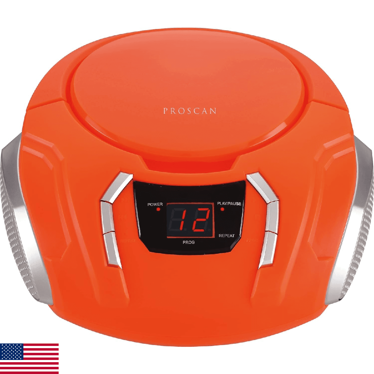 PROSCAN ELITE Portable CD Player Boombox with AM/FM Radio + Built in Speakers + - Image 1