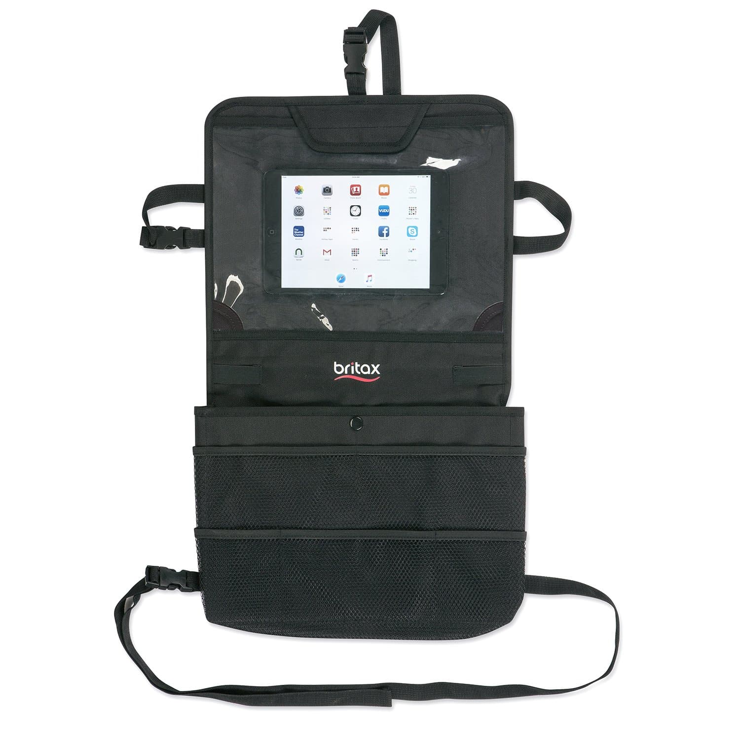 Britax View-N-Go Backseat Car Organizer with Tablet Holder | Crash Tested + Wate - Thumbnail 2