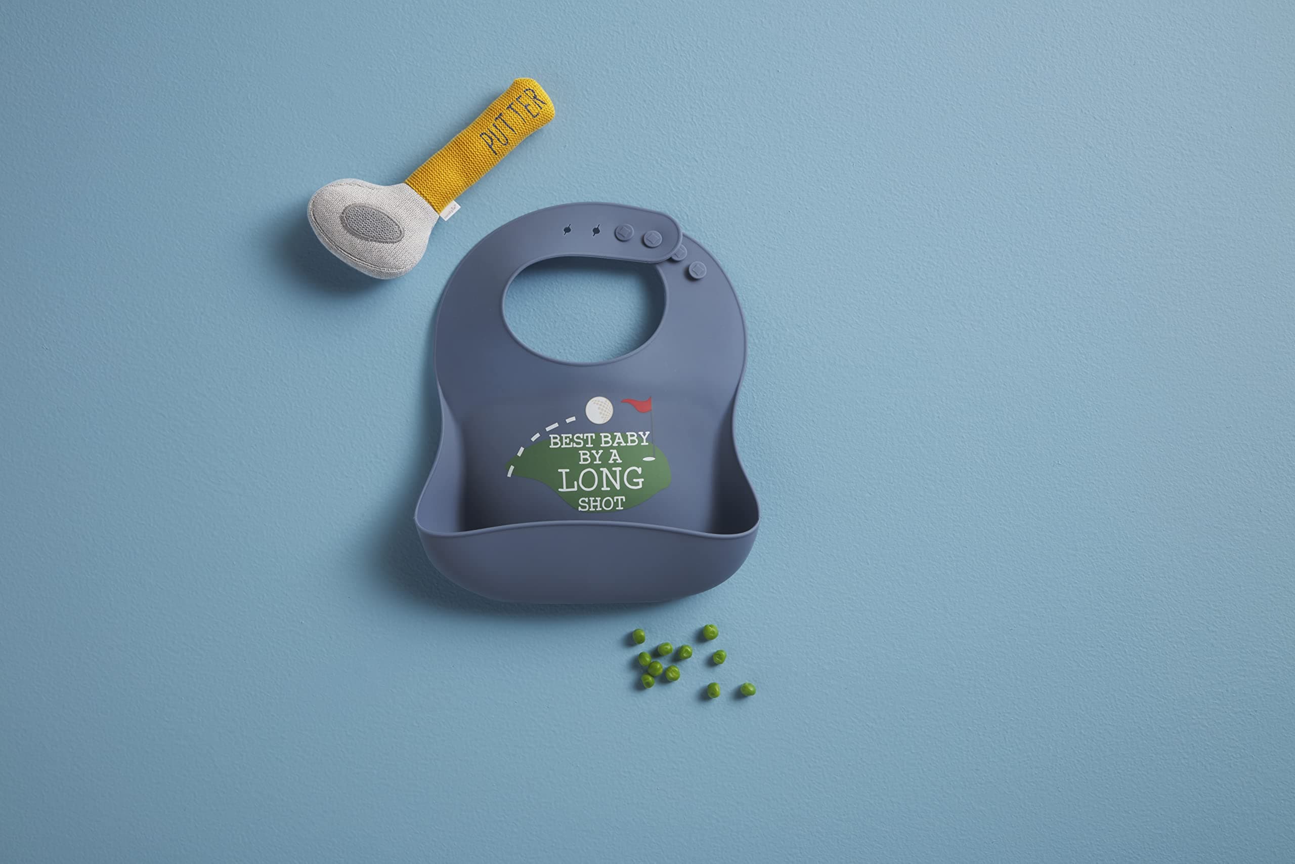 Mud Pie Children's Golf Bib & Rattle Set - Thumbnail 2