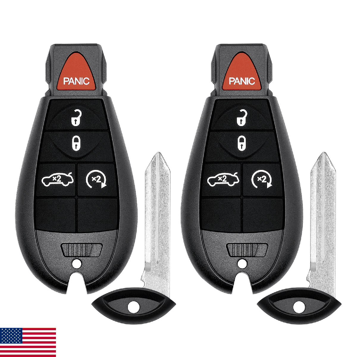 Vurkcy Key Fob Replacement for 2008-2014 Dodge Challenger/ 08-13 Charger & Grand - Image 1