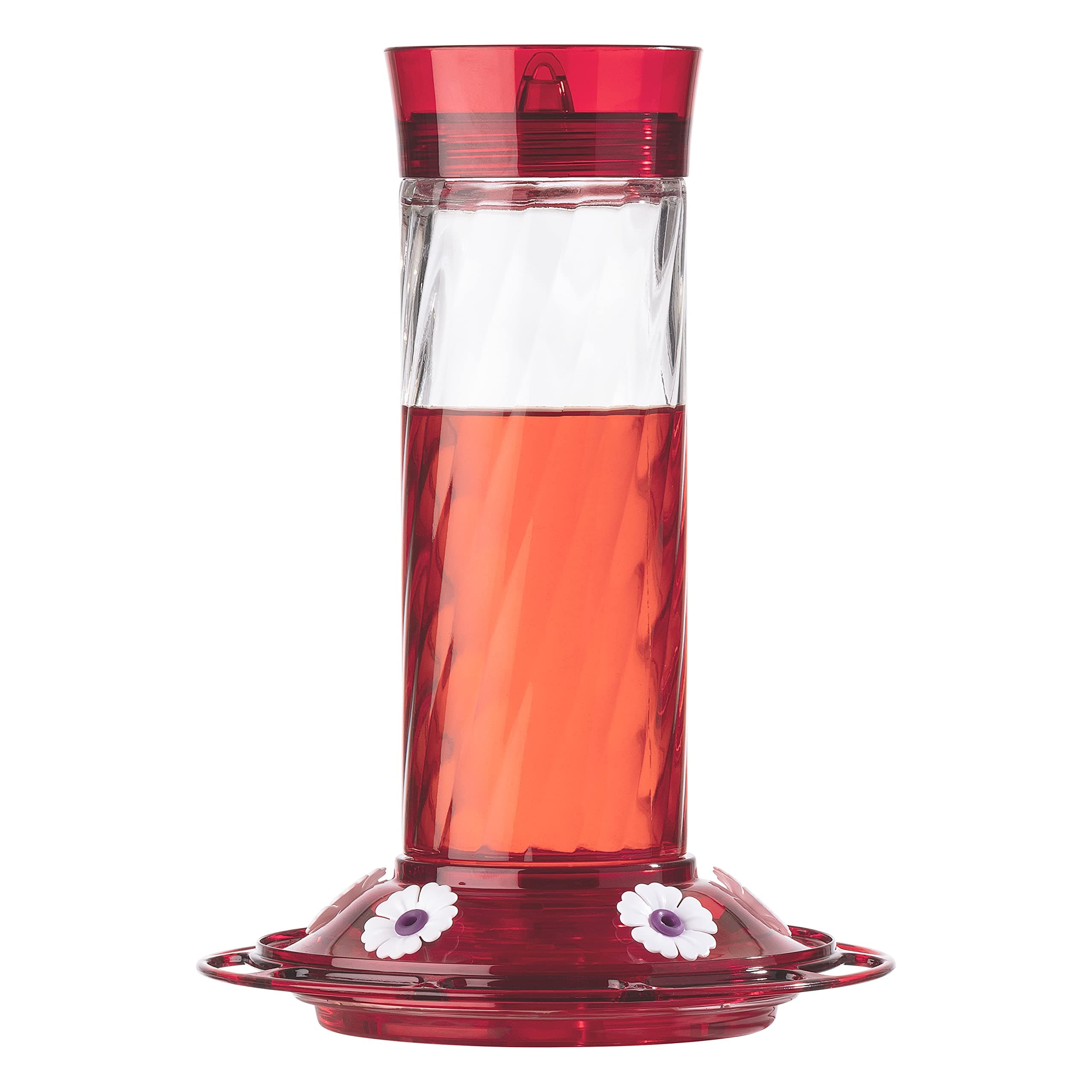 More Birds Bird Health Diamond Hummingbird Feeder, 30oz, Red - Thumbnail 2