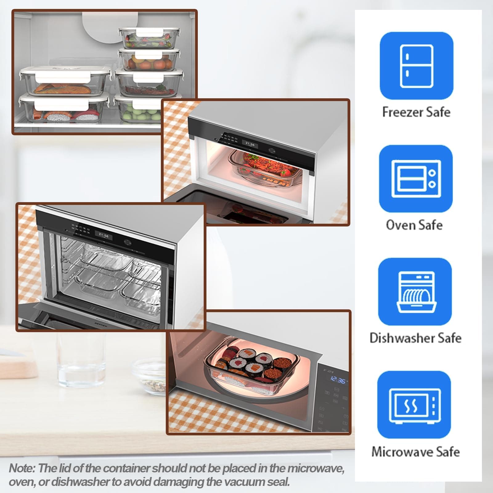 19 PCS Vacuum Sealer Handheld Manual Vacuum Pump for Glass Storage Containers 4- - Thumbnail 5