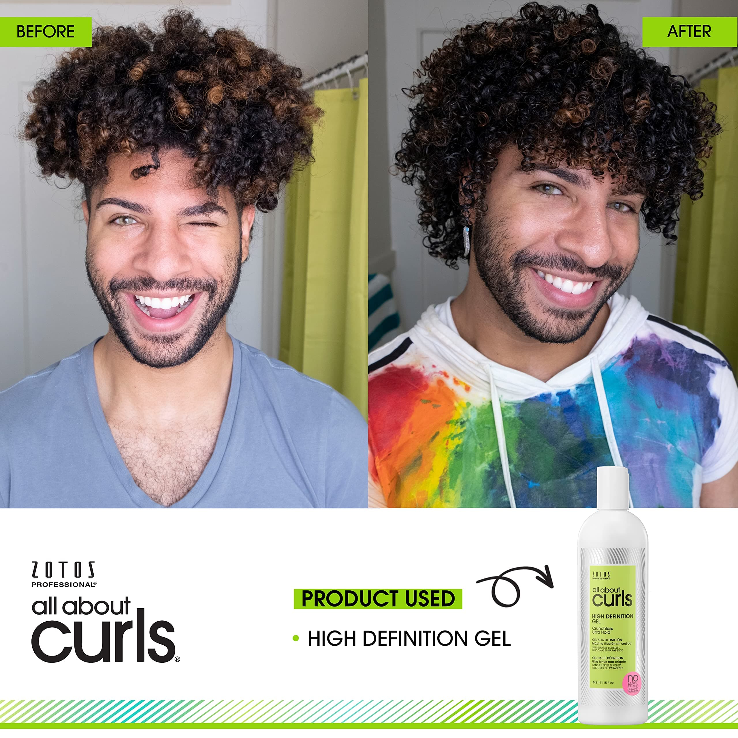 ALL ABOUT CURLS High Definition Gel & Bouncy Cream | Curl Styling Products | Def - Thumbnail 2