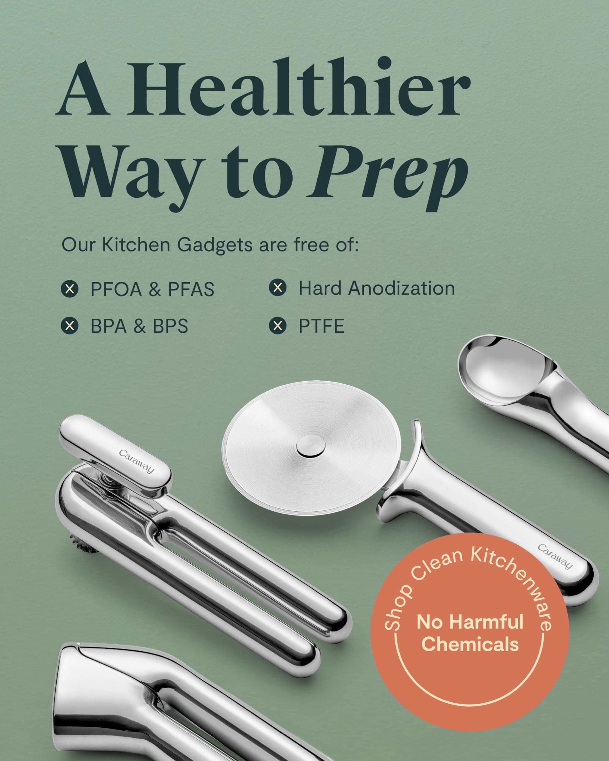 Caraway Vegetable Peeler - Non Toxic Stainless Steel - Essential Kitchen Tool - - Thumbnail 5