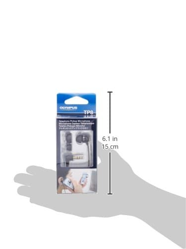 OM SYSTEM Olympus TP-8 Telephone Pick-up Microphone,Black - Thumbnail 4