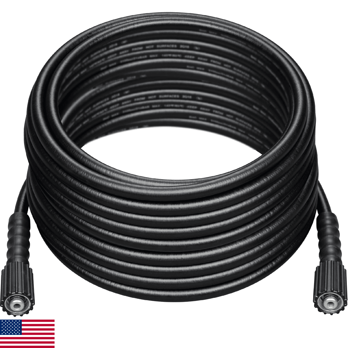 Westinghouse 50 ft PVC Pressure Washer Hose - 3400 Max PSI - For Gas and Electri - Image 1