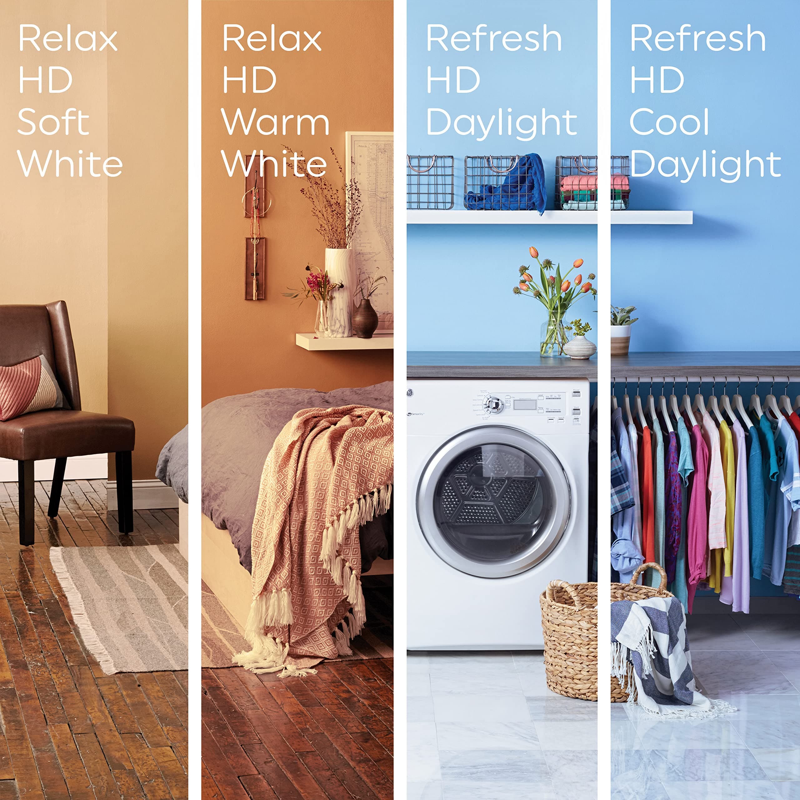 GE Relax LED 65W Soft White BR30 Indoor Floodlight Bulb (4-Pack) - Thumbnail 5