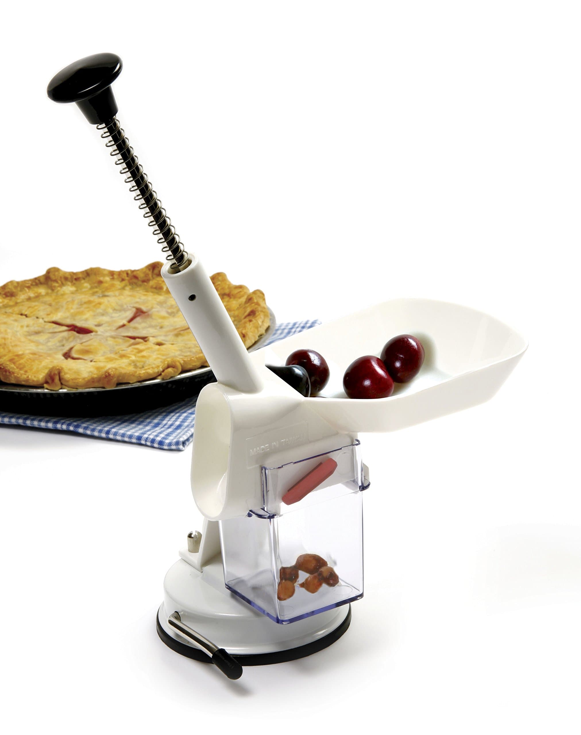 Norpro Deluxe Cherry Pitter Automatic Feed Tray, 1.75in/4.5cm, As Shown - Thumbnail 2