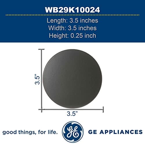 GE WB29K10024 Genuine OEM Cooktop Large Burner Cap (Black) for GE Gas Ranges - Thumbnail 5