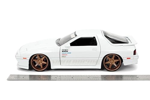 Jada Toys JDM Tuners 1:24 Scale Die-Cast 1985 Mazda RX-7 (FC) Volk Racing, Openi - Thumbnail 3