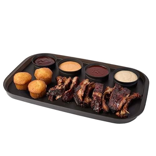madesmart Dipware Family Style Serving Tray 4-Bowl Plate for Gameday and BBQs, F - Thumbnail 3