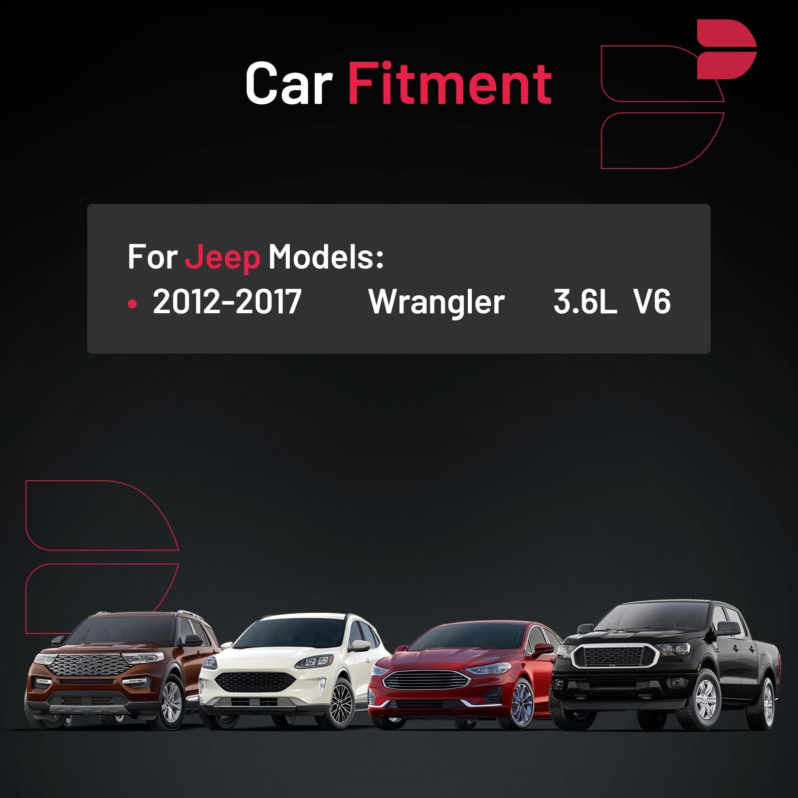 BDFHYK 4024102498 Iridium Spark Plugs Compatible with Jeep Wrangler 2012-2017 3. - Thumbnail 2