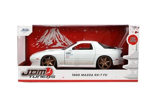 Jada Toys JDM Tuners 1:24 Scale Die-Cast 1985 Mazda RX-7 (FC) Volk Racing, Openi - Thumbnail 2
