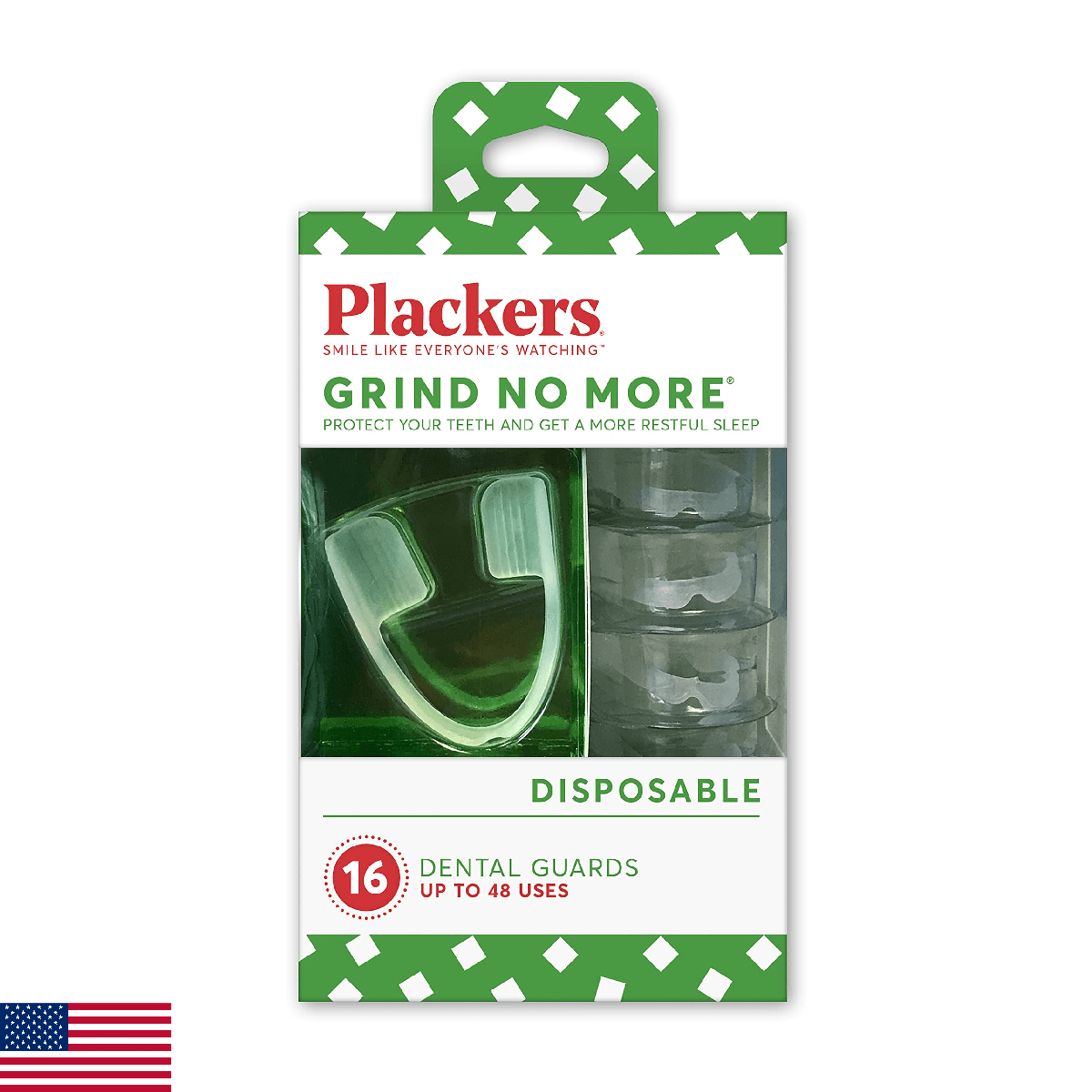 Plackers Grind No More Night Guard, Nighttime Protection for Teeth, BPA Free, Sl - Image 1