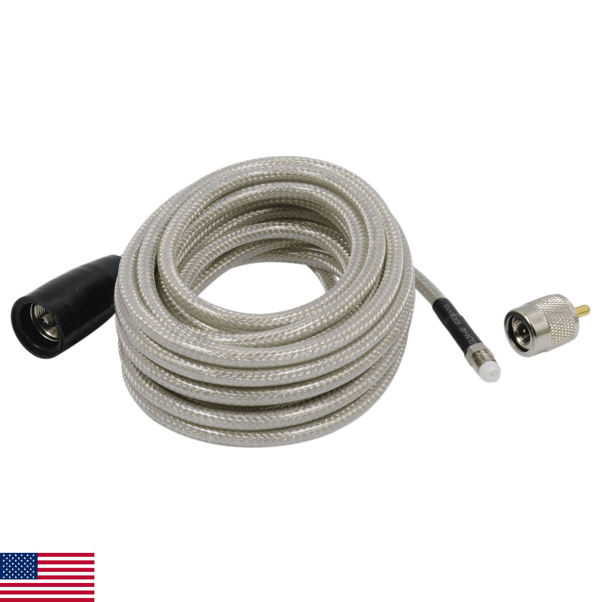 Wilson 305-830 18-Foot Belden Coax Cable with PL-259/FME Connectors - 18FT - Image 1