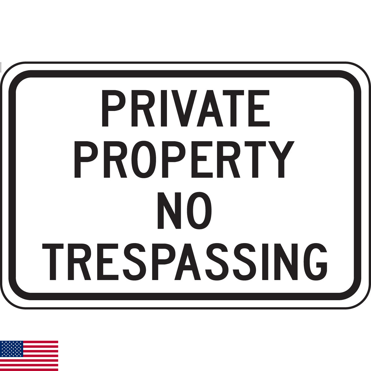 Accuform FRP903RA Engineer-Grade Reflective Aluminum Parking Sign, Legend "Priva - Image 1