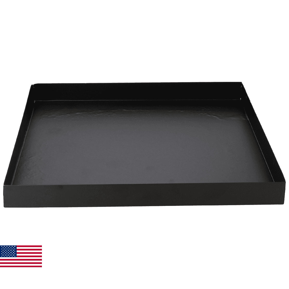 Esschert Design Bottom Plate Square Fire Basket Black - Image 1