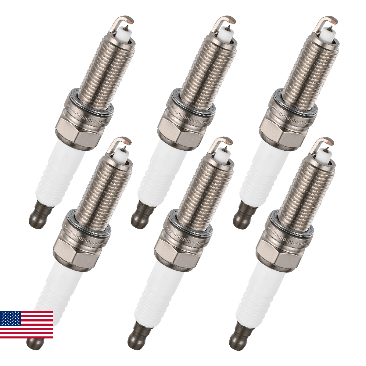 BDFHYK 4024102498 Iridium Spark Plugs Compatible with Jeep Wrangler 2012-2017 3. - Image 1