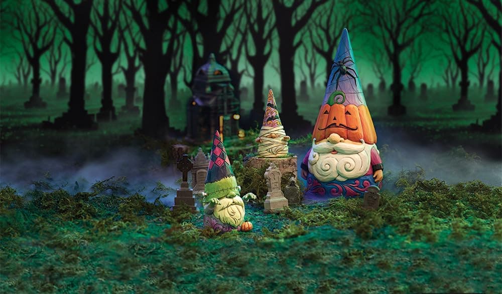 Enesco Jim Shore Heartwood Creek Green Monster Gnome Figurine 6.49 Inch Multicol - Thumbnail 6