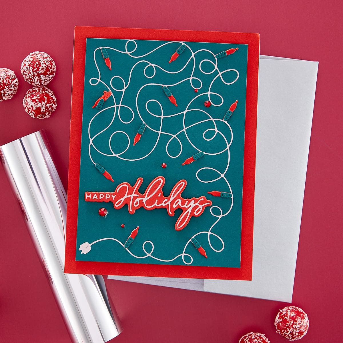 Spellbinders GLP-382 A Merry Little Christmas Sentiments Glimmer Hot Foil Plate - Thumbnail 6