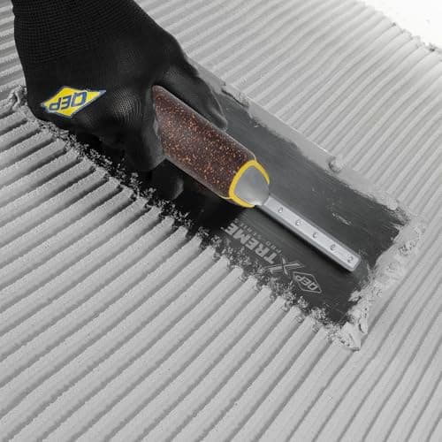 QEP Xtreme Cork Handle Stainless Steel Trowel Square Notch 1/4" x 1/4" x 1/4" - Thumbnail 3