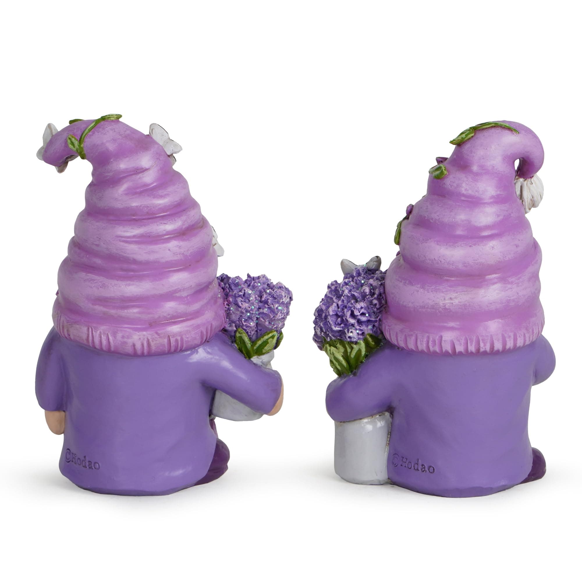 Hodao 2PCS Lavender Dream Gnome Set - Purple Fragrance Wonderland Journey Spring - Thumbnail 6