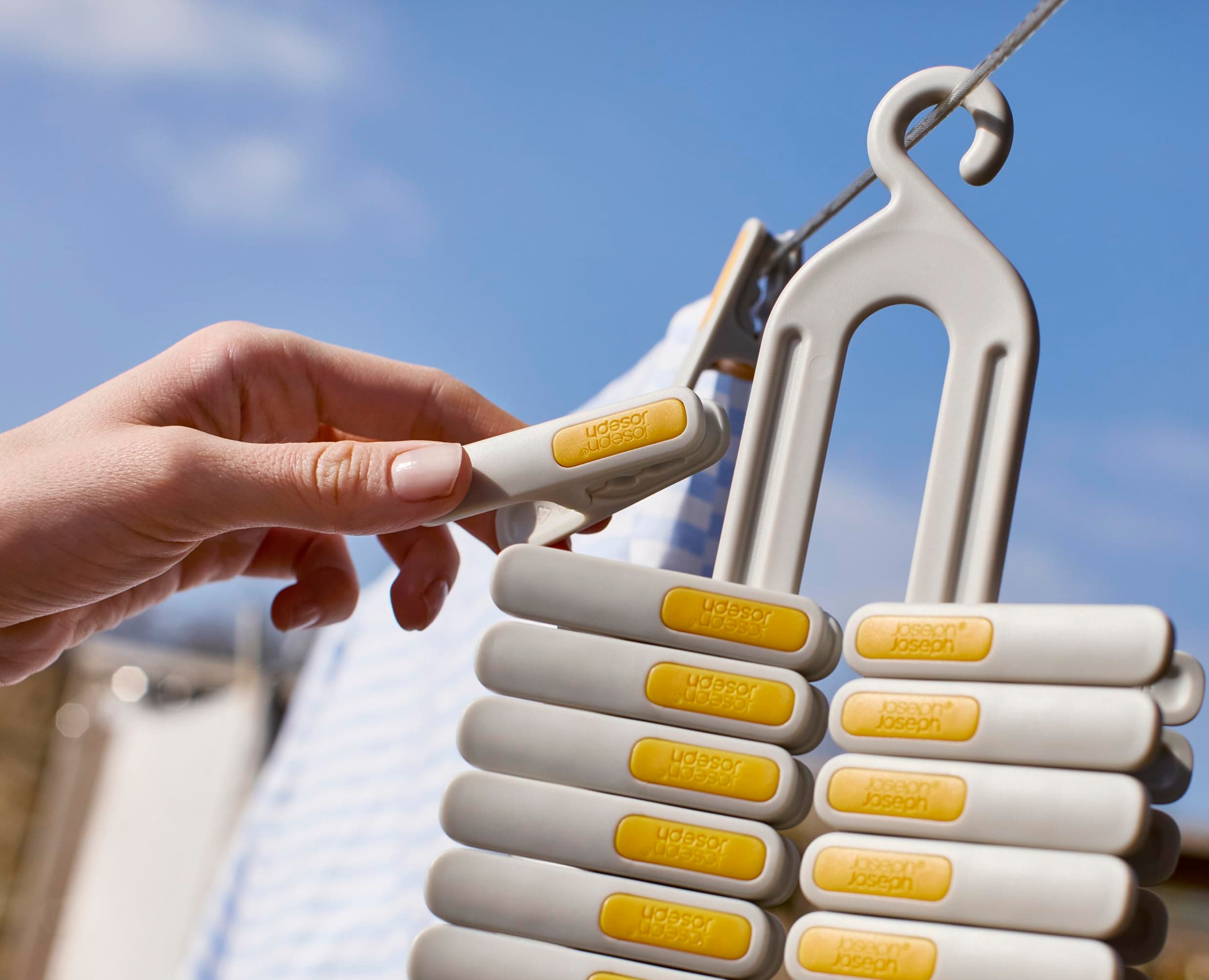 Joseph Joseph PegStore 30-Piece Clothes Pin Set with Storage Stand, Durable and - Thumbnail 6