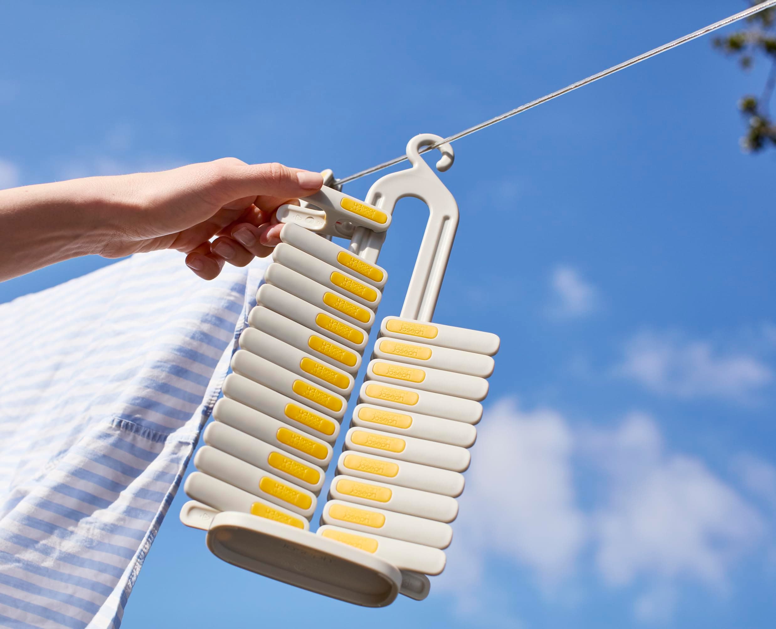 Joseph Joseph PegStore 30-Piece Clothes Pin Set with Storage Stand, Durable and - Thumbnail 3