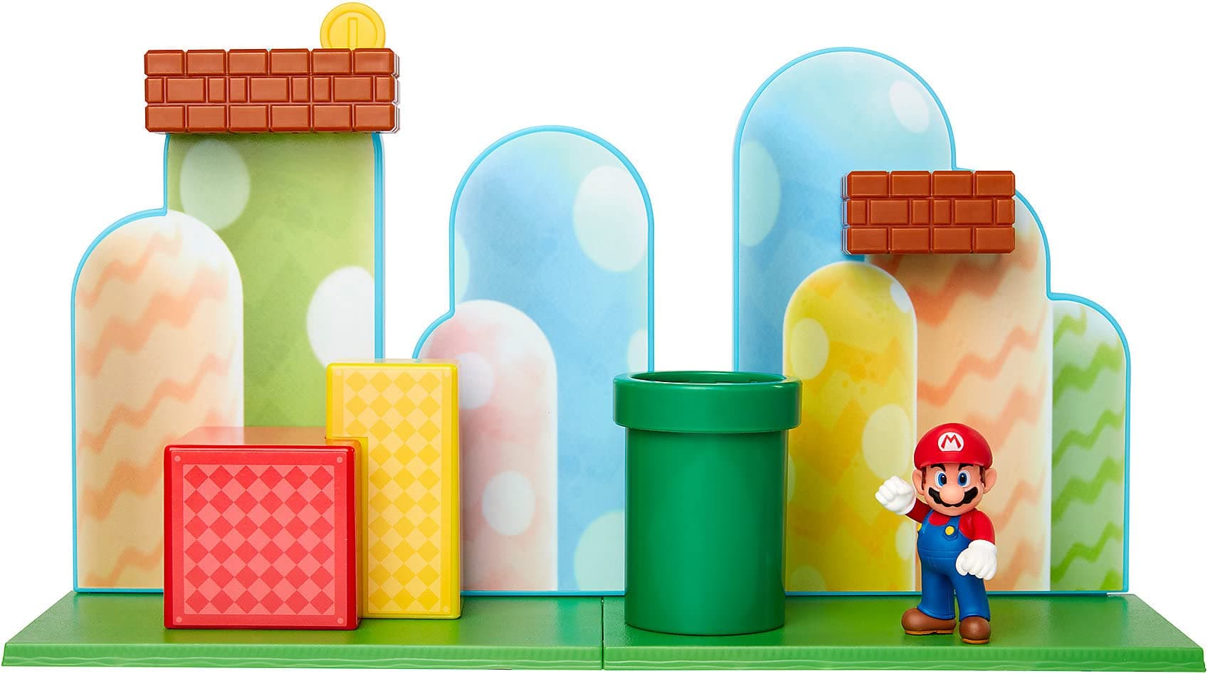 Super Mario Nintendo Acorn Plains 2.5” Figure Playset with Feature Accessories - Thumbnail 3