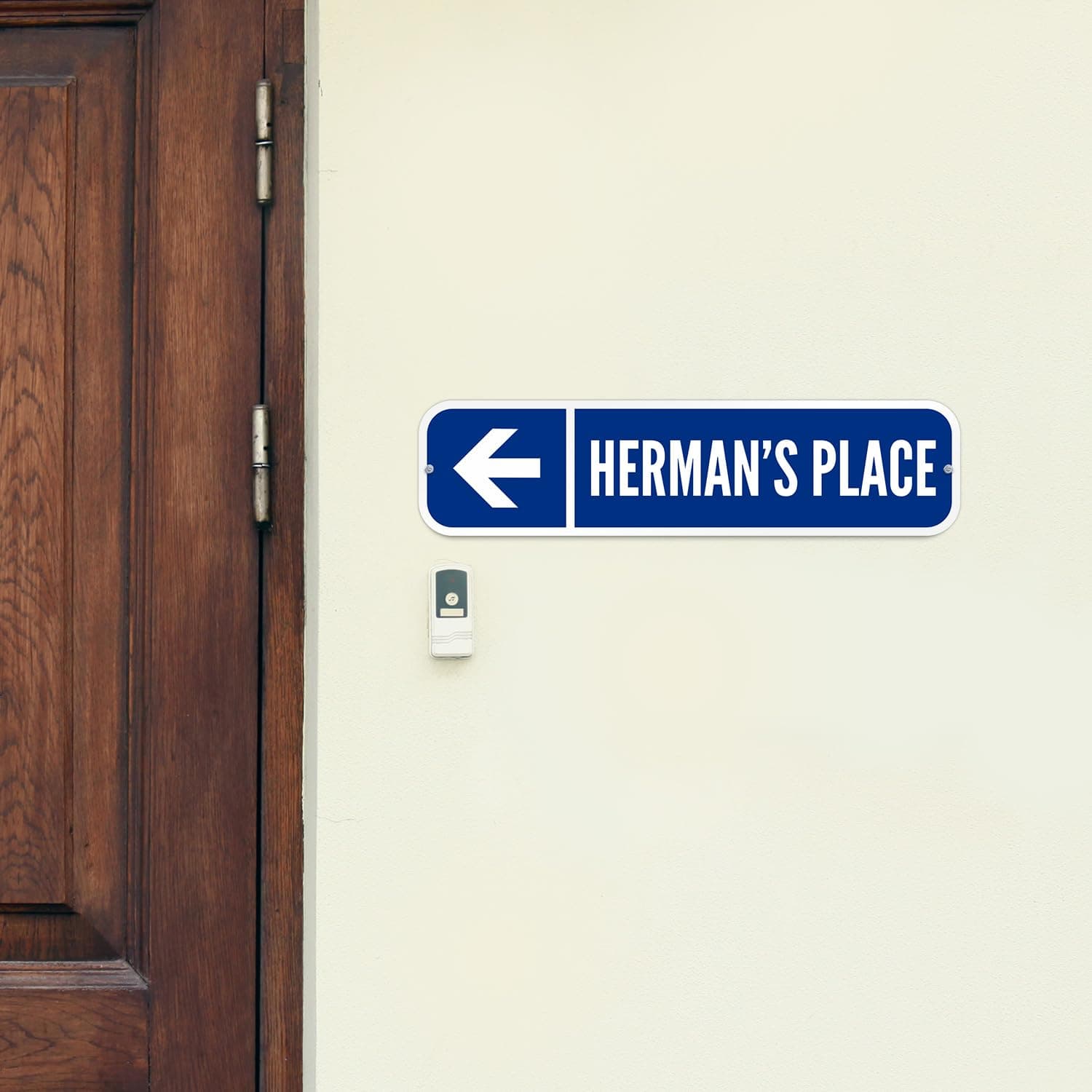 SmartSign Customize Your Own Blue Street Sign with Left Arrow | 6" x 24" 3M EG R - Thumbnail 5