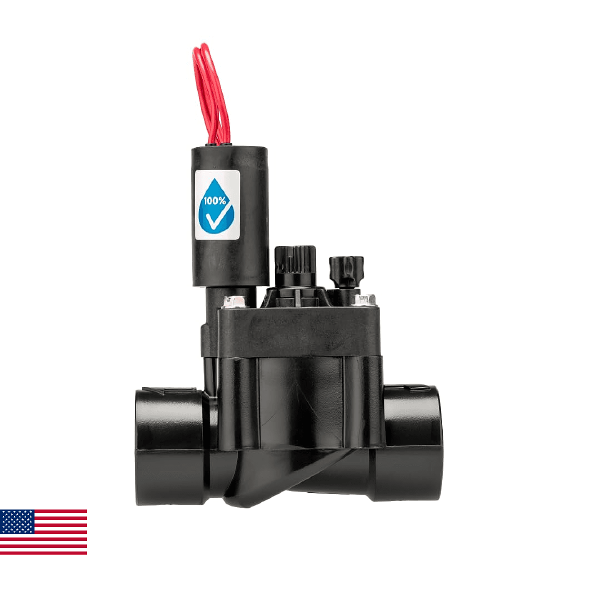 PGV Irrigation Valve, Screw-top, 1" Valve with Slip Inlet / Slip Outlet; with Fl - Image 1