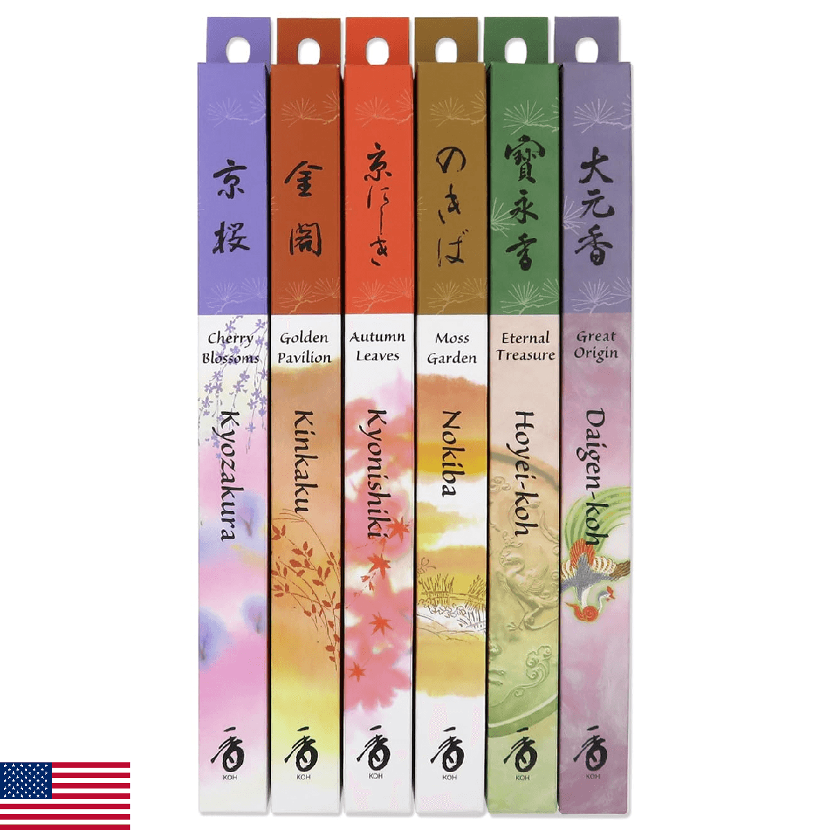 Shoyeido's Daily Incense Assortment - 6 Fragrances - Image 1