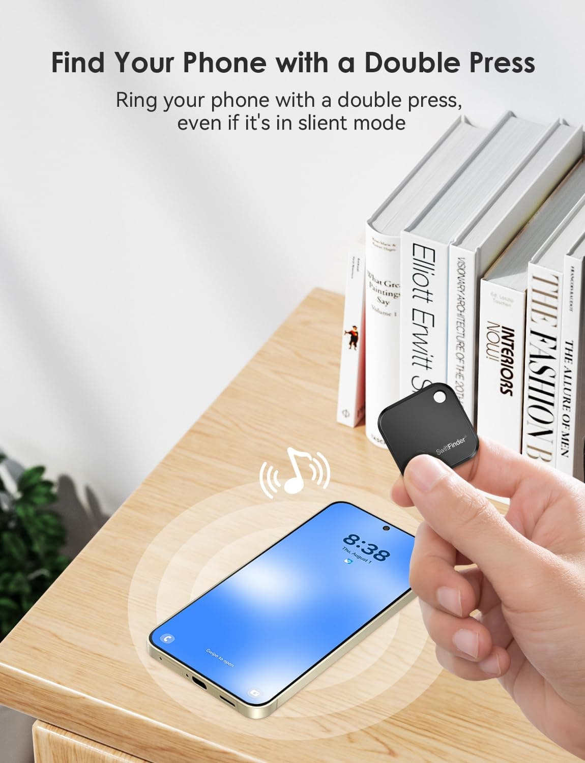 SwiftFinder Dual System Bluetooth Tracker Tag for iOS or Android, Keys Finder an - Thumbnail 5