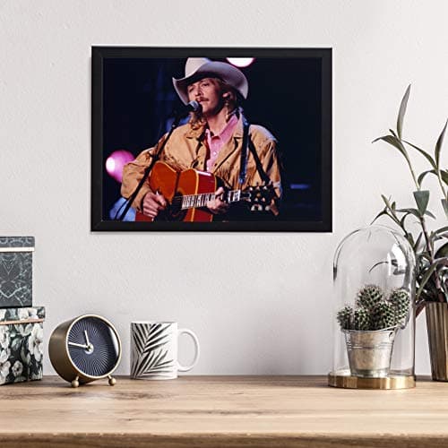 Alan Jackson Playing Guitar in Close Up Portrait Photo Print (10 x 8) - Thumbnail 2