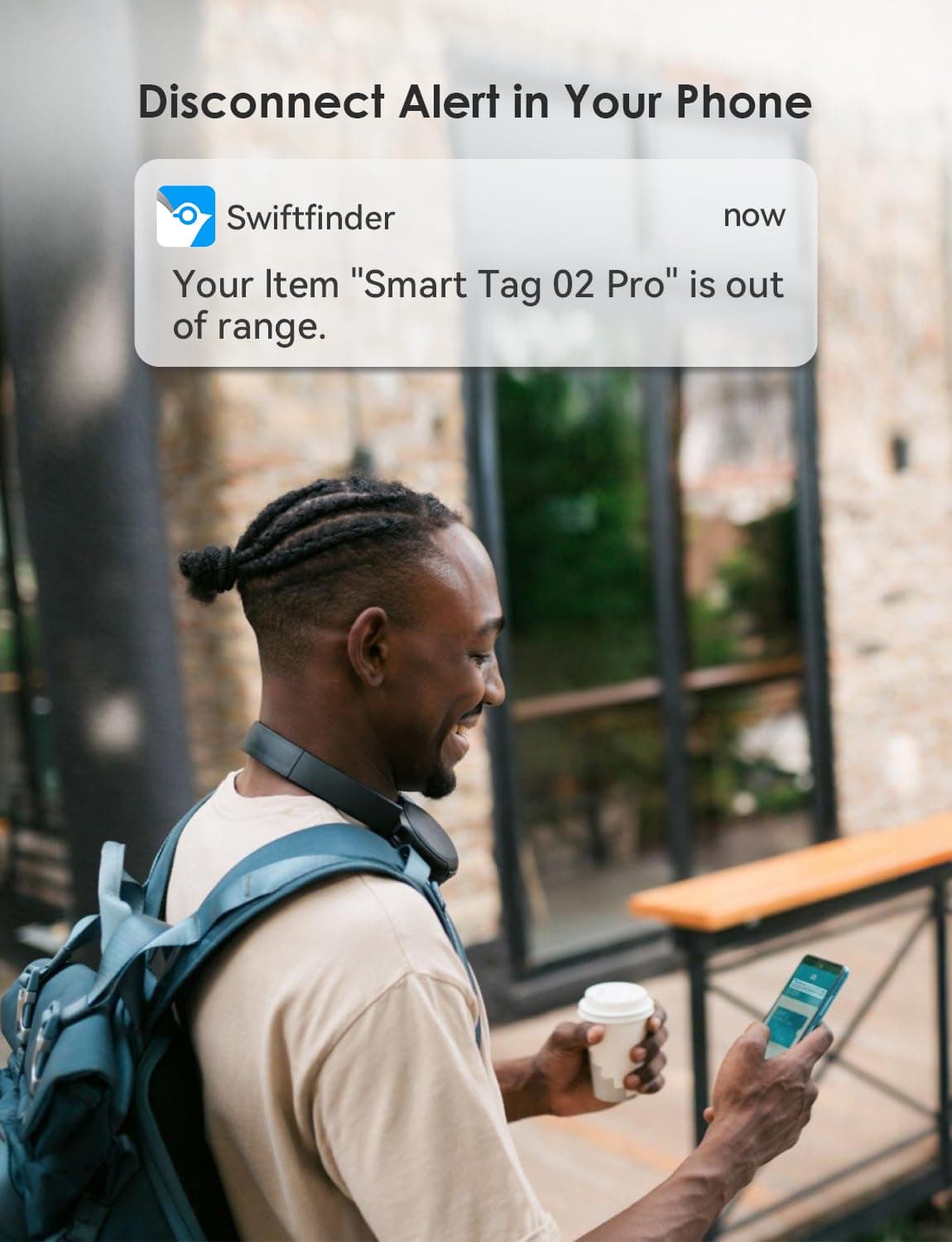 SwiftFinder Dual System Bluetooth Tracker Tag for iOS or Android, Keys Finder an - Thumbnail 6