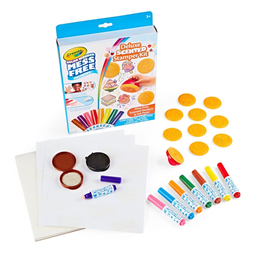 Crayola Color Wonder Mess Free Coloring Set, 50 Blank Coloring Pages, Scented Co - Thumbnail 7
