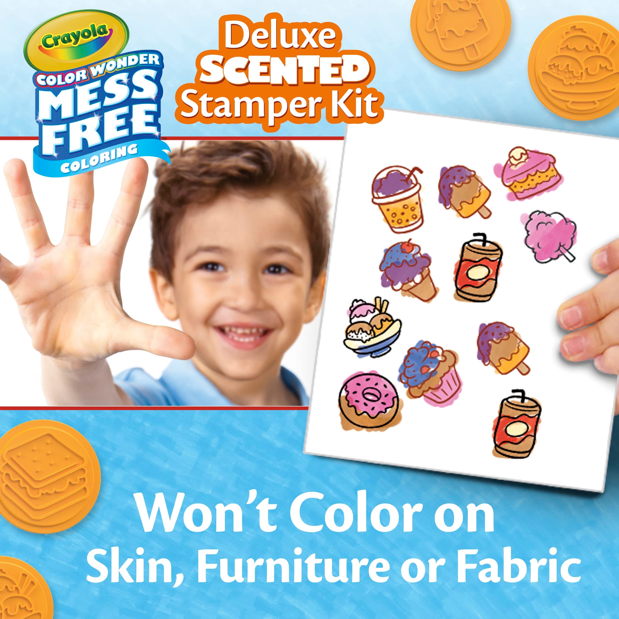 Crayola Color Wonder Mess Free Coloring Set, 50 Blank Coloring Pages, Scented Co - Thumbnail 5