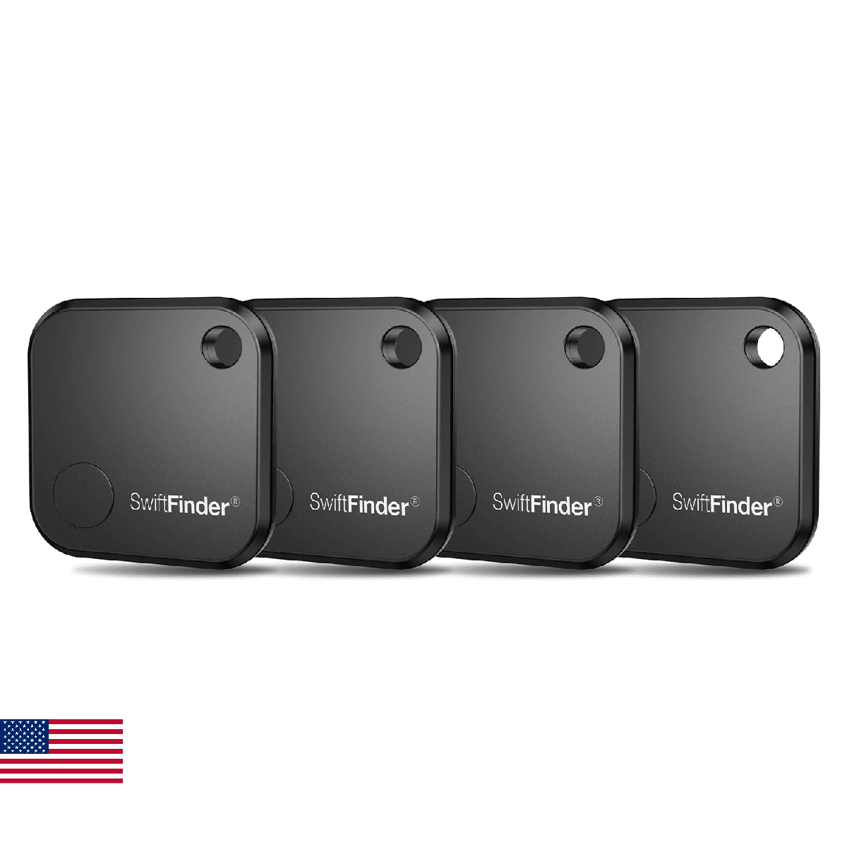 SwiftFinder Dual System Bluetooth Tracker Tag for iOS or Android, Keys Finder an - Image 1